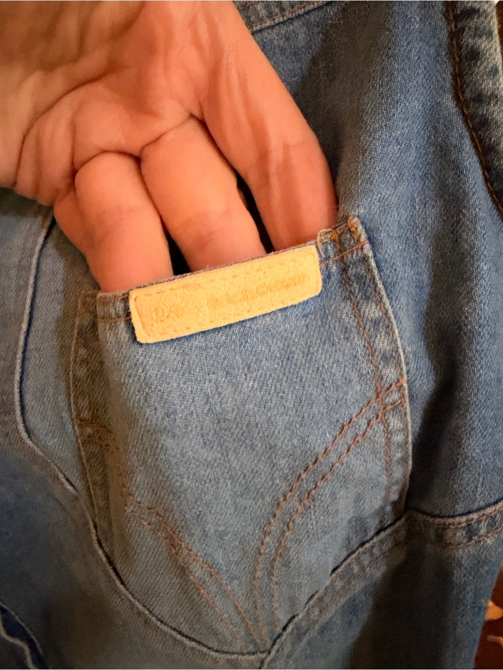 Dolce & Gabanna Denim Vintage Top - Picture 6 of 8